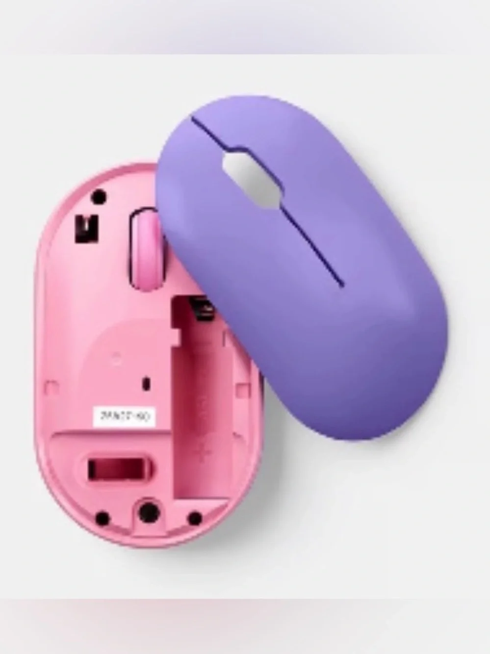 heyday Compact Wireless Purple Mouse with Pink Accents Bluetooth 5.1 Enabled NWT